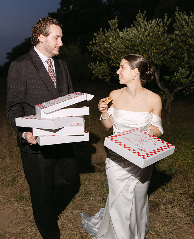 Pauline et Tom, les mariés