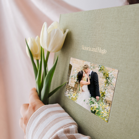 Fotoboek thema Bruiloft Cotton Bird