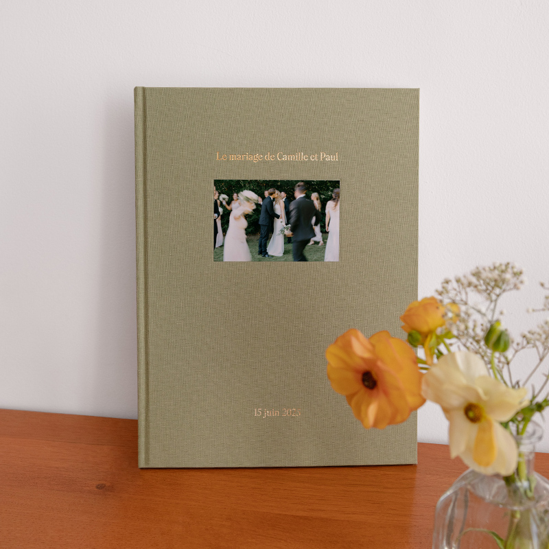 Fotoboek stoffen kaft Cotton Bird